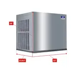 Manitowoc RFK0620WZ 22.00" Flake Ice Maker, Flake-Style, 700-900 lbs/24 Hr Ice Production, 230 Volts , Water-Cooled