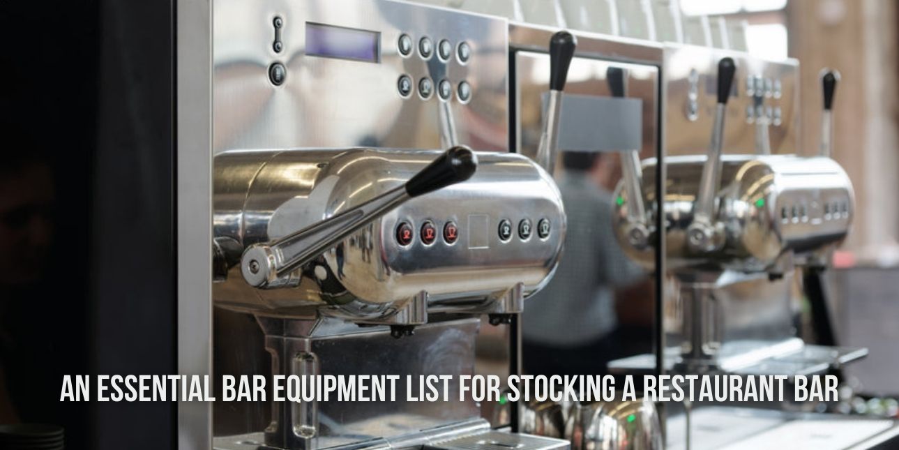 bar equipment list
