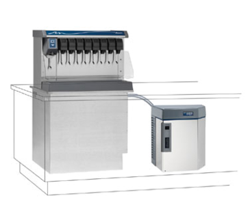 Follett LLC HCD1410RVS Horizon Elite™ Chewblet® ice machine with RIDE®