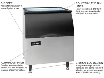 ICE-O-Matic B40PS Ice Bin