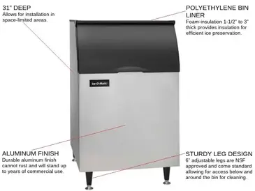 ICE-O-Matic B55PS Ice Bin