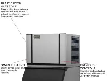 ICE-O-Matic CIM0430HW 30.25" Half-Dice Ice Maker, Cube-Style - 400-500 lbs/24 Hr Ice Production, Water-Cooled, 115 Volts