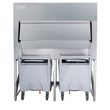 ITV Ice Makers SCD-1400 Ice Storage Bin with Carts