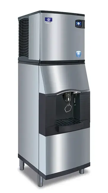 Manitowoc SFA192 Vending Ice Dispenser with Built-In Water Valve  touchless lever