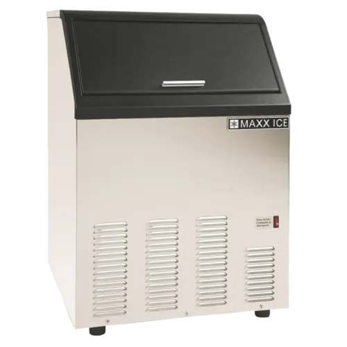 Maxx Cold Maxximum MIM130 22.13" Bullet Shaped Ice Ice Maker With Bin, Cube-Style - 100-200 lbs/24 Hr Ice Production, Air-Cooled, 115 Volts