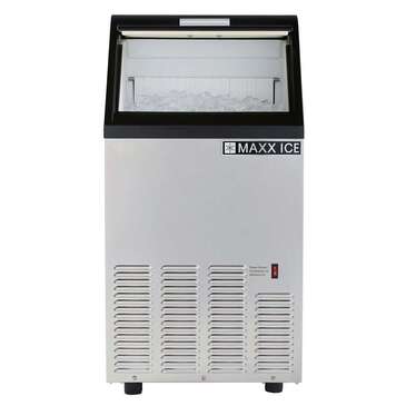 Maxx Cold Maxximum MIM75 16.50" Bullet Shaped Ice Ice Maker With Bin, Cube-Style - 50-100 lbs/24 Hr Ice Production, Air-Cooled, 115 Volts
