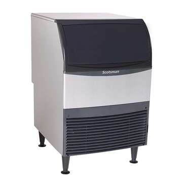 Scotsman UF424W-1 24" Flake Ice Maker With Bin, Flake-Style - 400-500 lbs/24 Hr Ice Production, Water-Cooled, 115 Volts