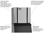 ICE-O-Matic CIM0320HA 22.25" Half-Dice Ice Maker, Cube-Style - 300-400 lb/24 Hr Ice Production, Air-Cooled, 115 Volts