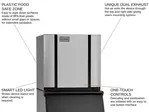 ICE-O-Matic CIM0520FA 22.25" Full-Dice Ice Maker, Cube-Style - 500-600 lb/24 Hr Ice Production, Air-Cooled, 115 Volts