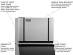 ICE-O-Matic CIM0530FA 30.25" Full-Dice Ice Maker, Cube-Style - 500-600 lb/24 Hr Ice Production, Air-Cooled, 115 Volts