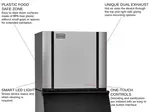 ICE-O-Matic CIM1136FA 30.25" Full-Dice Ice Maker, Cube-Style - 900-1000 lbs/24 Hr Ice Production, Air-Cooled, 208-230 Volts