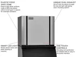 ICE-O-Matic CIM1137FA 30.25" Full-Dice Ice Maker, Cube-Style - 900-1000 lbs/24 Hr Ice Production, Air-Cooled, 208-230 Volts