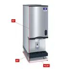 Manitowoc CNF0202A    16.25" Nugget Ice Maker Dispenser, Nugget-Style - 300-400 lb/24 Hr Ice Production, Air-Cooled, 115 Volts