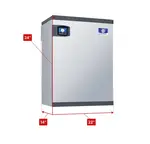 Manitowoc IBF0620C 22" Half-Dice Ice Maker, Cube-Style - 600-700 lbs/24 Hr Ice Production, Air-Cooled, 115 Volts