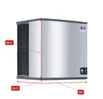Manitowoc IDF0900N 30" Full-Dice Ice Maker, Cube-Style - 700-900 lb/24 Hr Ice Production, Air-Cooled, 208-230 Volts