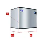 Manitowoc IDF1400C 30" Full-Dice Ice Maker, Cube-Style - 1000-1500 lbs/24 Hr Ice Production, Air-Cooled, 115 Volts