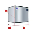 Manitowoc IDF1800C 30" Cubelet Ice Maker, Cube-Style - 1500-2000 lbs/24 Hr Ice Production, Air-Cooled, 115 Volts