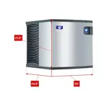 Manitowoc IDP0320A 22" Full-Dice Ice Maker, Cube-Style - 300-400 lb/24 Hr Ice Production, Air-Cooled, 230 Volts