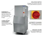 Manitowoc IDT0900W-SPACE MAKER    30"  Full-Dice Ice Maker, Cube-Style - 700-900 lb/24 Hr Ice Production,  Water-Cooled, 208-230 Volts 