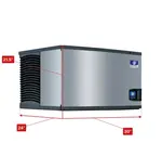 Manitowoc IRT0500W 30" Regular Ice Maker, Cube-Style - 400-500 lbs/24 Hr Ice Production, Water-Cooled, 115 Volts