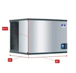 Manitowoc IYF0600C 30" Half-Dice Ice Maker, Cube-Style - 600-700 lbs/24 Hr Ice Production, Air-Cooled, 115 Volts