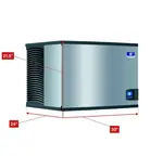 Manitowoc IYT0450A 30" Half-Dice Ice Maker, Cube-Style - 400-500 lbs/24 Hr Ice Production, Air-Cooled, 115 Volts