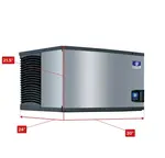 Manitowoc IYT0500A 30" Half-Dice Ice Maker, Cube-Style - 500-600 lb/24 Hr Ice Production, Air-Cooled, 115 Volts
