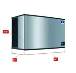 Manitowoc IYT1900A 48" Half-Dice Ice Maker, Cube-Style - 1500-2000 lbs/24 Hr Ice Production, Air-Cooled, 208-230 Volts