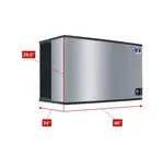 Manitowoc IYT1900N 48" Half-Dice Ice Maker, Cube-Style - 1500-2000 lbs/24 Hr Ice Production, Air-Cooled, 208-230 Volts