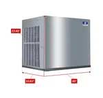 Manitowoc RFK1300WZ 30.00" Flake Ice Maker, Flake-Style, 1000-1500 lbs/24 Hr Ice Production, 230 Volts , Water-Cooled