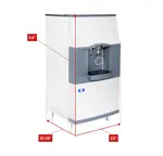 Manitowoc SFA192 Vending Ice Dispenser with Built-In Water Valve  touchless lever