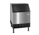Manitowoc UDF0240W 26" Full-Dice Ice Maker With Bin, Cube-Style - 100-200 lbs/24 Hr Ice Production, Water-Cooled, 115 Volts