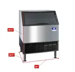 Manitowoc UDF0310A 30" Full-Dice Ice Maker With Bin, Cube-Style - 200-300 lbs/24 Hr Ice Production, Air-Cooled, 115 Volts