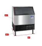 Manitowoc URF0310A 30" Regular Ice Maker With Bin, Cube-Style - 200-300 lbs/24 Hr Ice Production, Air-Cooled, 115 Volts