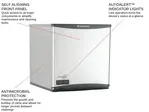 Scotsman C0322SW-32    22"  Half-Dice Ice Maker, Cube-Style - 300-400 lb/24 Hr Ice Production,  Water-Cooled, 208-230 Volts 