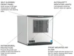 Scotsman C0522SA-1 22" Half-Dice Ice Maker, Cube-Style - 400-500 lbs/24 Hr Ice Production, Air-Cooled, 115 Volts