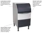 Scotsman CU0920MA-1 20" Full-Dice Ice Maker With Bin, Cube-Style - 50-100 lbs/24 Hr Ice Production, Air-Cooled, 115 Volts