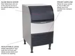 Scotsman CU0920MA-1 20" Full-Dice Ice Maker With Bin, Cube-Style - 50-100 lbs/24 Hr Ice Production, Air-Cooled
