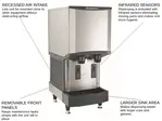 Scotsman HID312A-6    16.25" Nugget Ice Maker Dispenser, Nugget-Style - 200-300 lbs/24 Hr Ice Production, Air-Cooled, 230 Volts 
